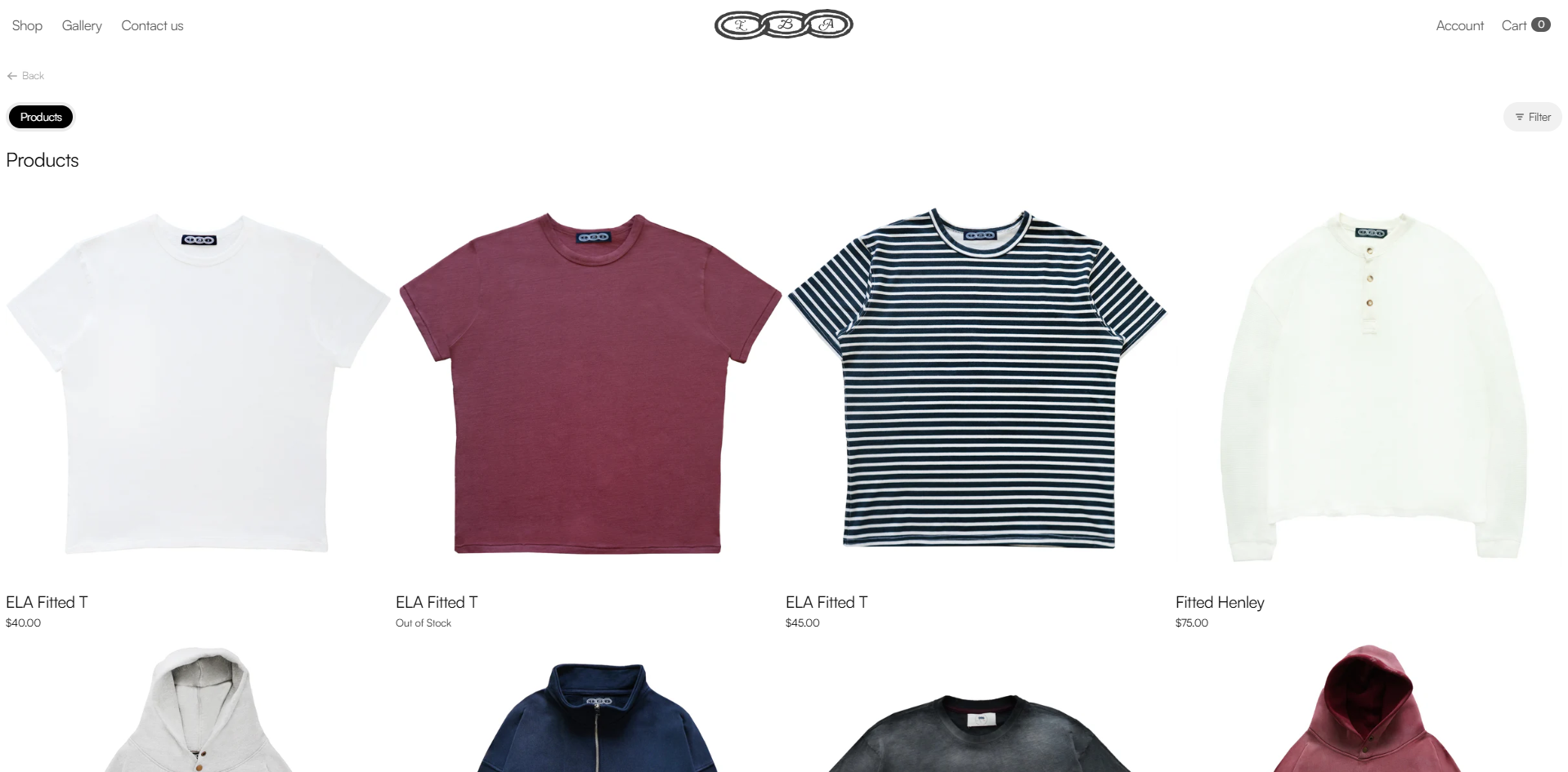 Ellora LA, Collection