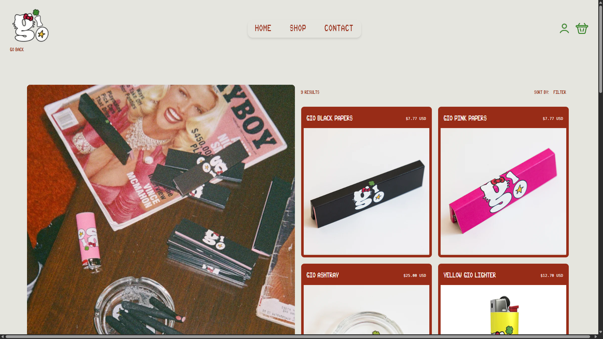 FT.GIOO, Collection page