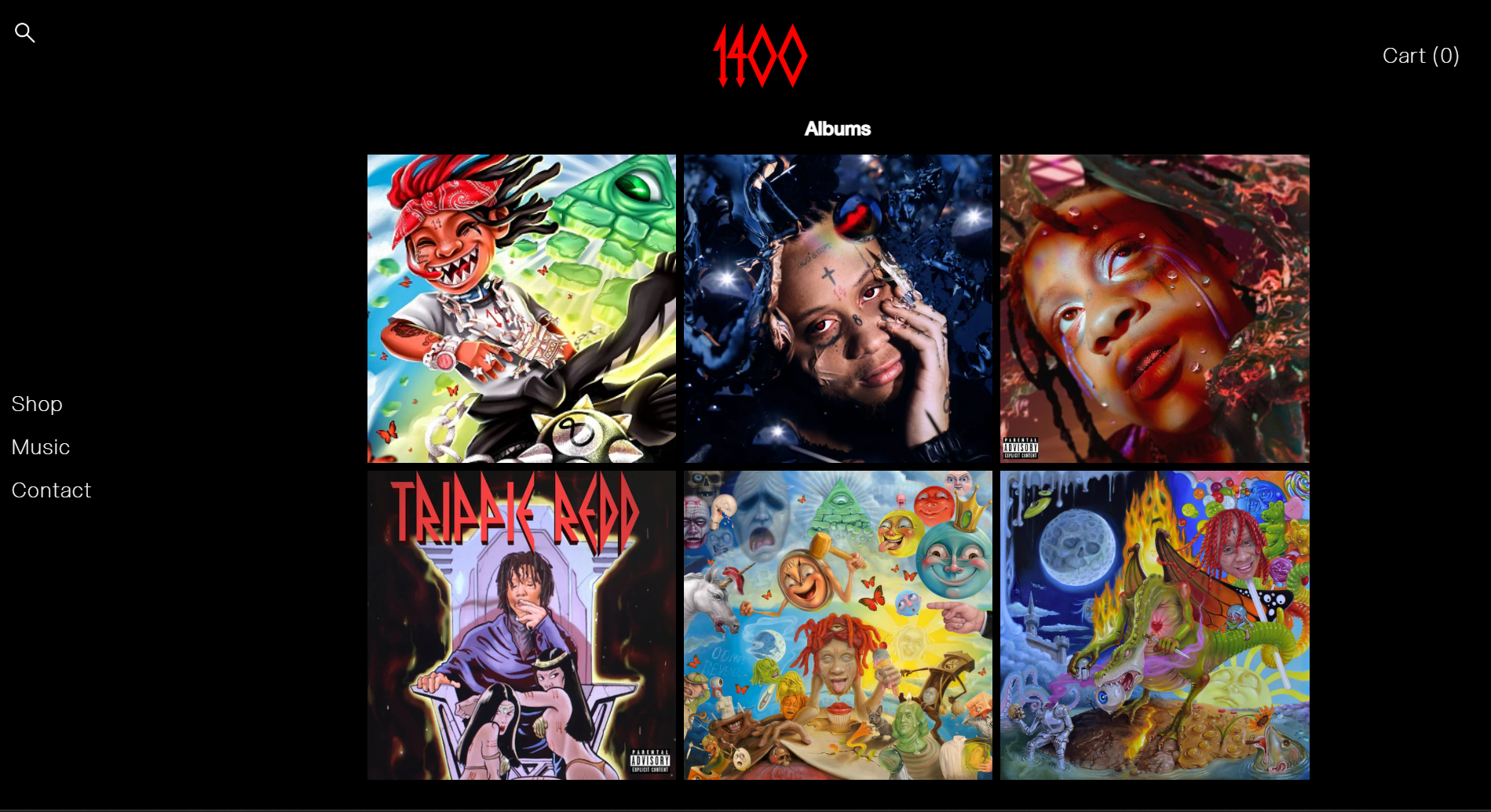 Trippie Redd, Music page